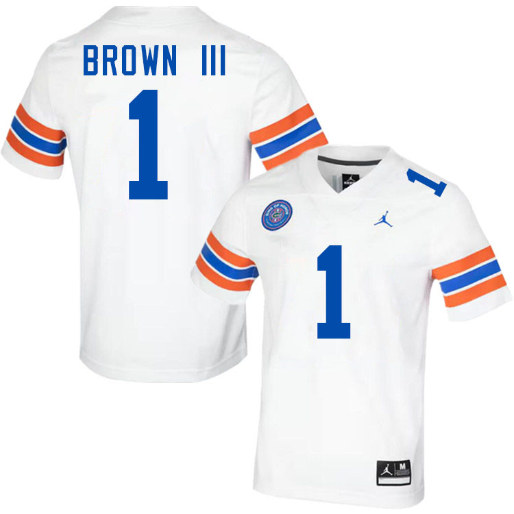 Vernell Brown III Florida Jersey,Florida Gators #1 Vernell Brown III Uniforms,Jersey Youth-Throwback